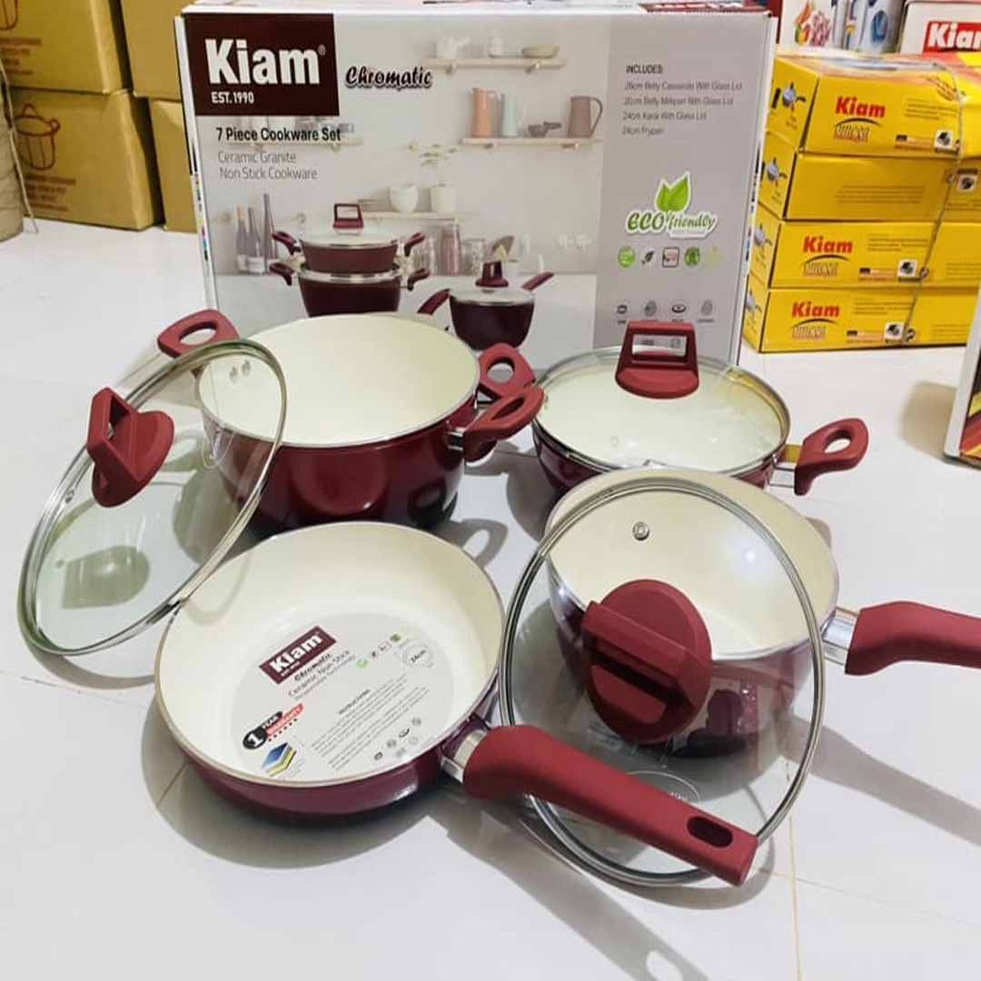 Kiam 7 Piece Ceramic Granite