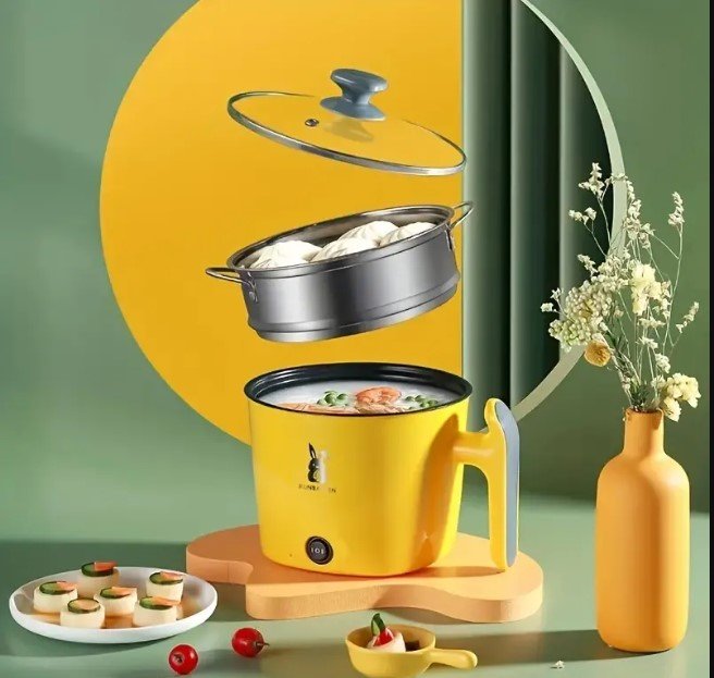 Electric Rice Cooker Cooking 1.9 L. Non-Stick Cooker